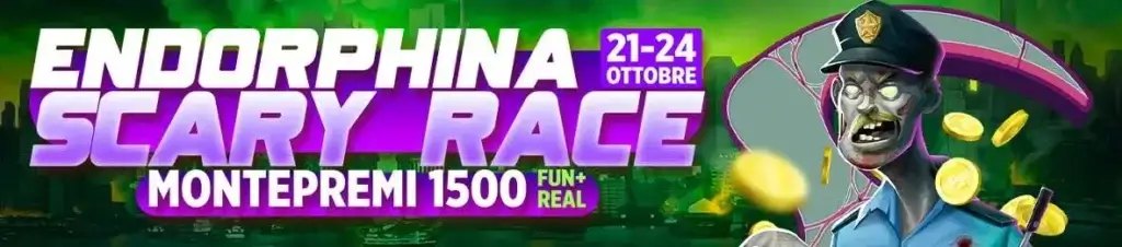 Torneo slot di Quigioco: Endorphina Scary Race