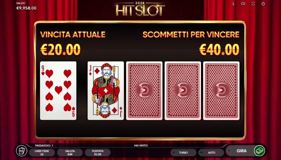 La funzione Gamble della 2024 Hit Slot