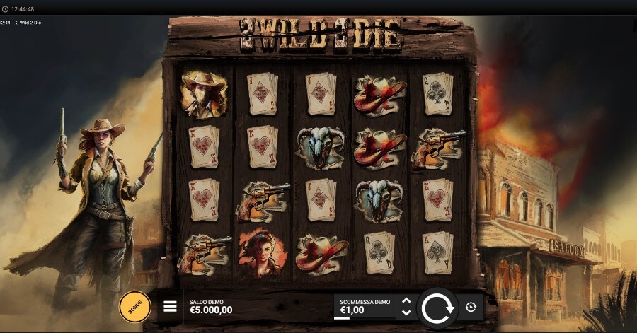 Schermata slot 2 Wild 2 Die