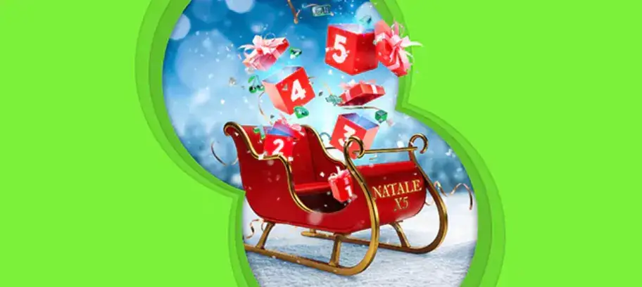 Promozione natalizia x5 di 888 casinò
