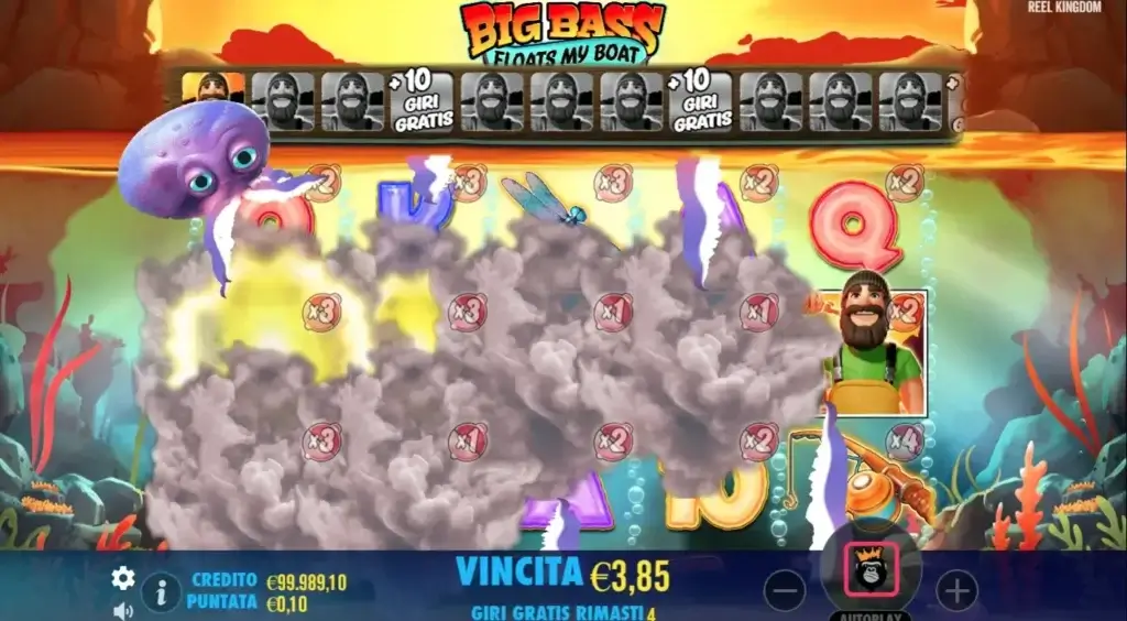 Free spin della slot Big Bass Floats My Boat