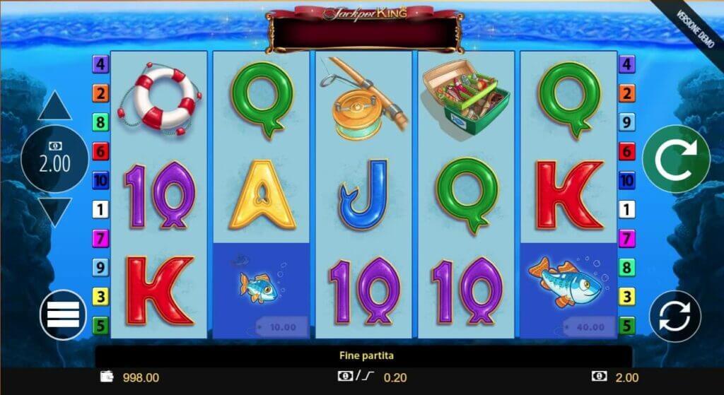 La slot  Fishin' Frenzy Jackpot King
