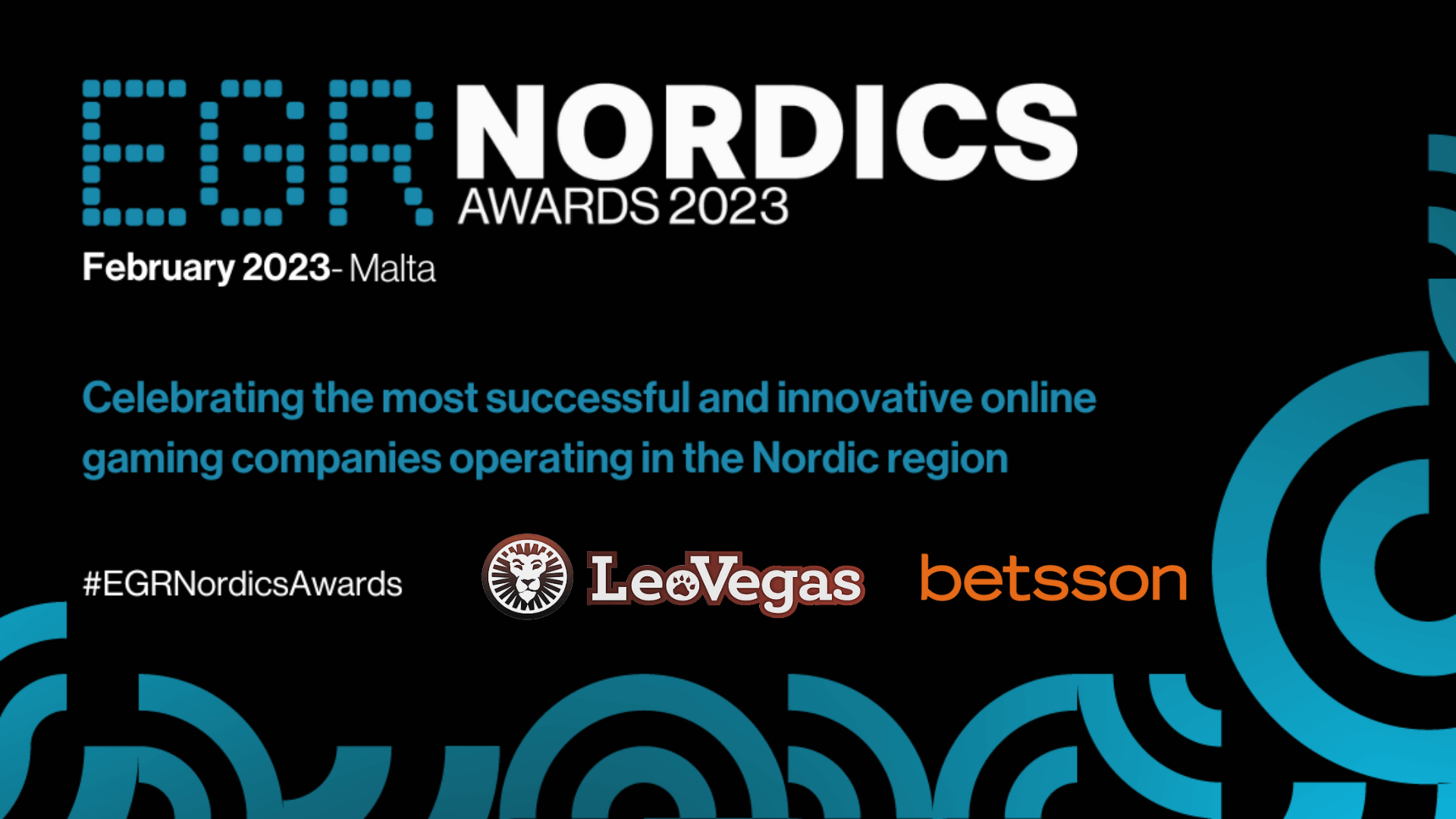 Penghargaan EGR Nordics 2023, raja kasino LeoVegas di wilayah Nordik.  Betsson Group membawa pulang enam penghargaan