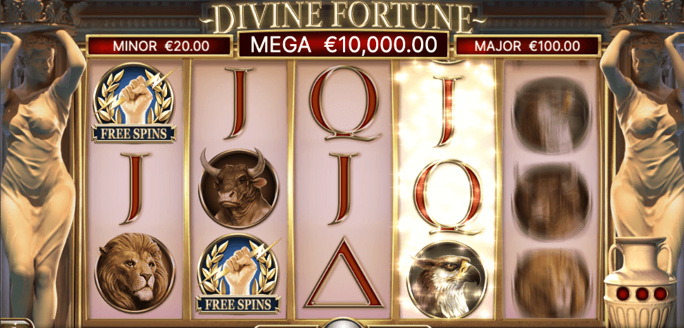 Divine Fortune mega jackpot