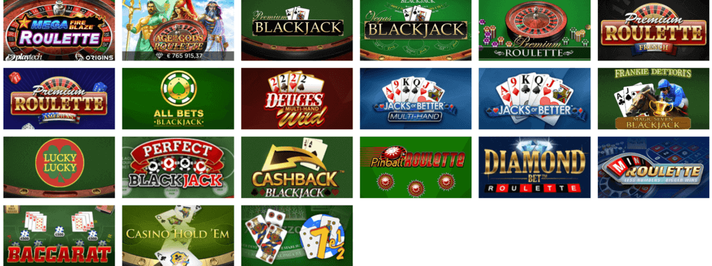 Giochi da tavolo Casino.com