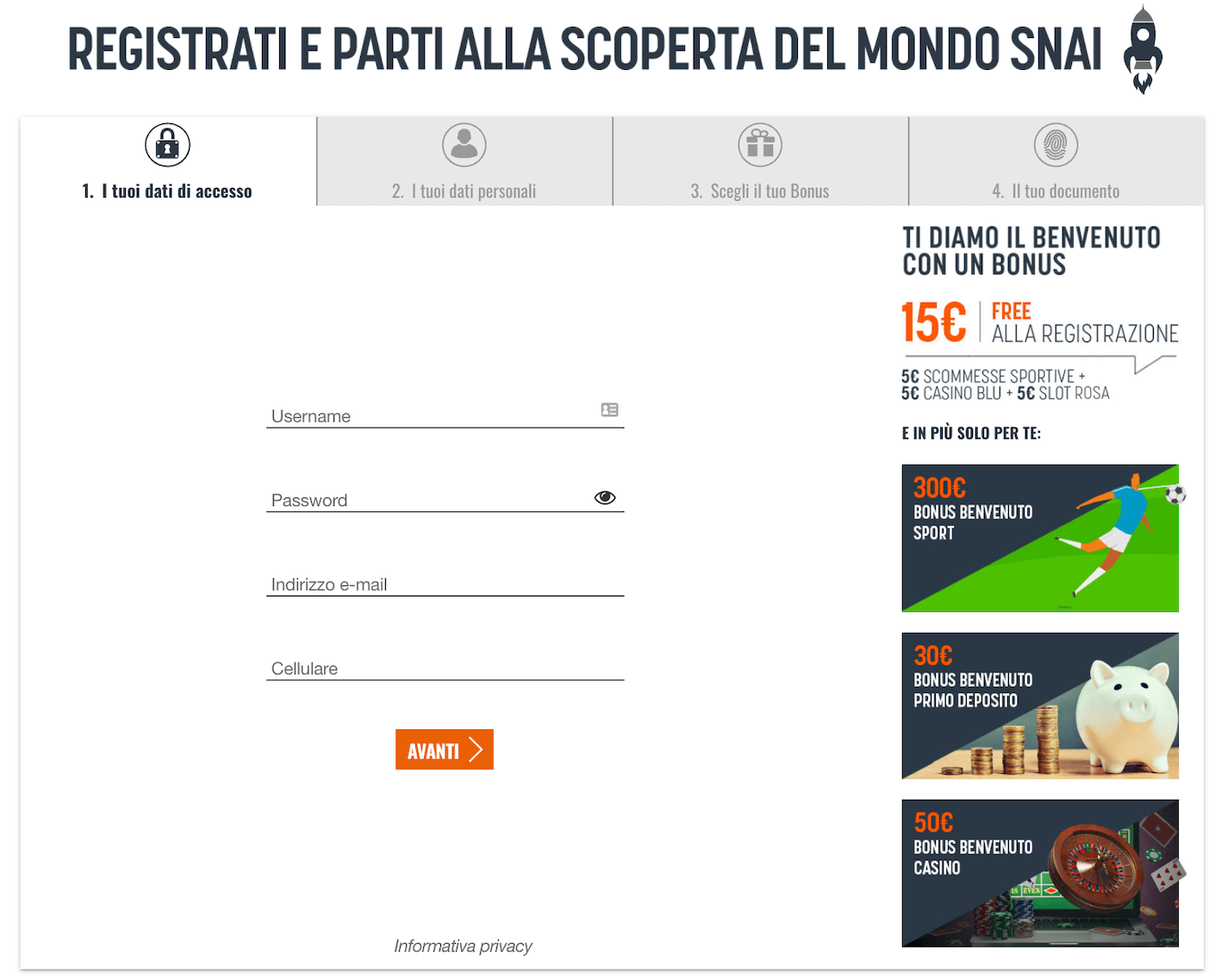 Recensione Snai Casino (2025) | 3.000€ + 15€ senza deposito!
