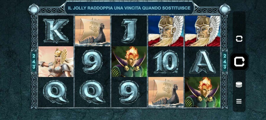 Schermata di gioco di Thunderstruck 2