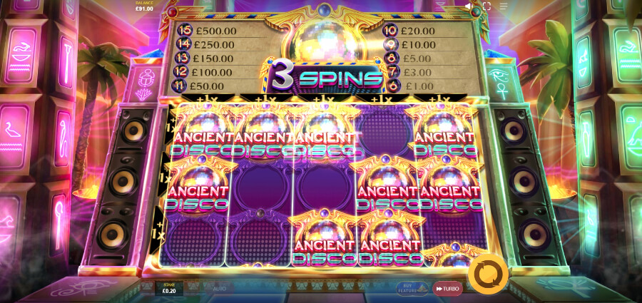 Ancient Disco simboli Scatter