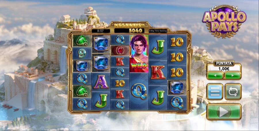 Schermata di gioco di Apollo Pays