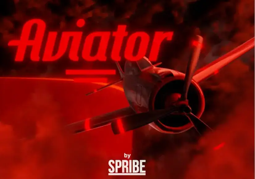 Logo ufficiale di Aviator, il crash game di Spribe