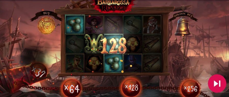 Moltiplicatori della slot Barbarossa Revenge