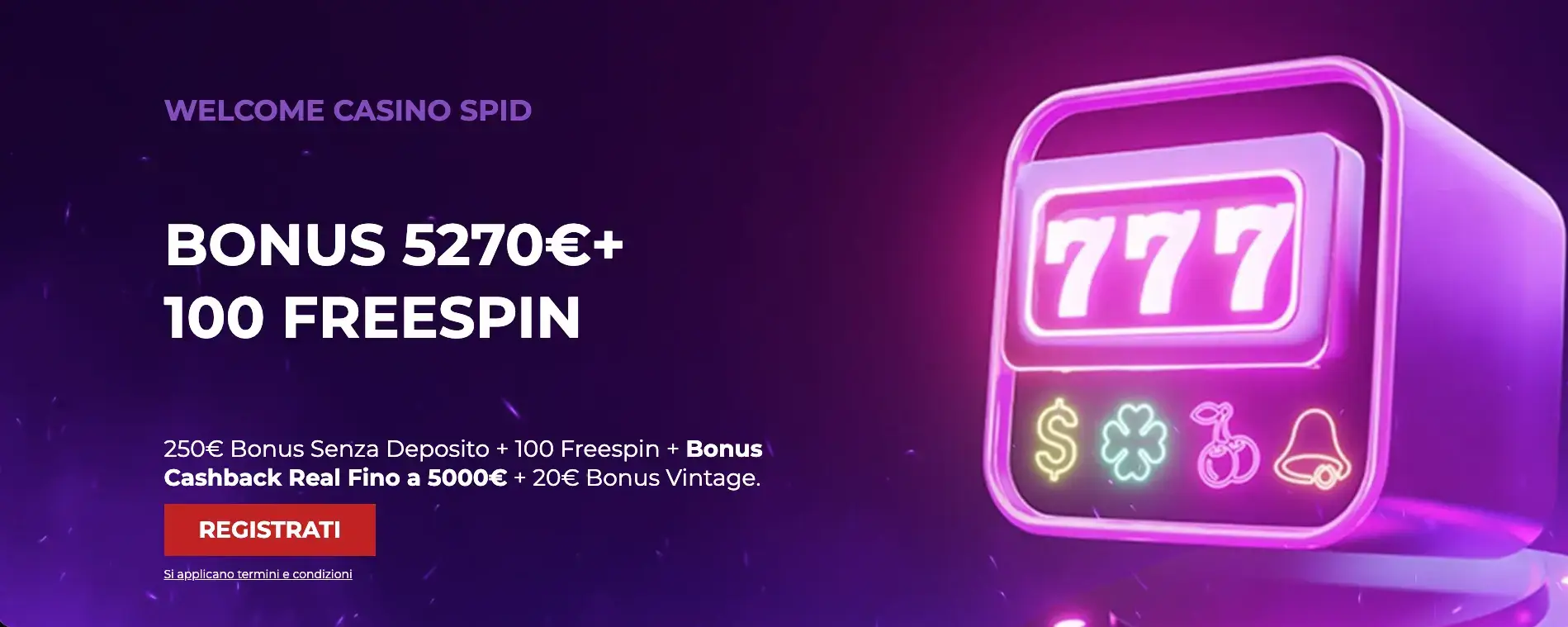 Benvenuto bonus: Domusbet casinò