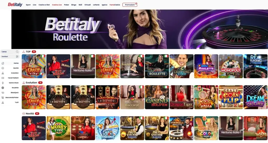 Betitaly casino