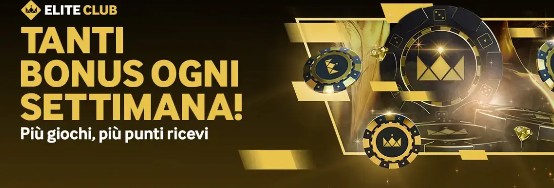 Elite Club: il VIP club di Betway casinò