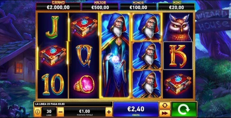 Blue Wizard | La recensione della slot di Playtech
