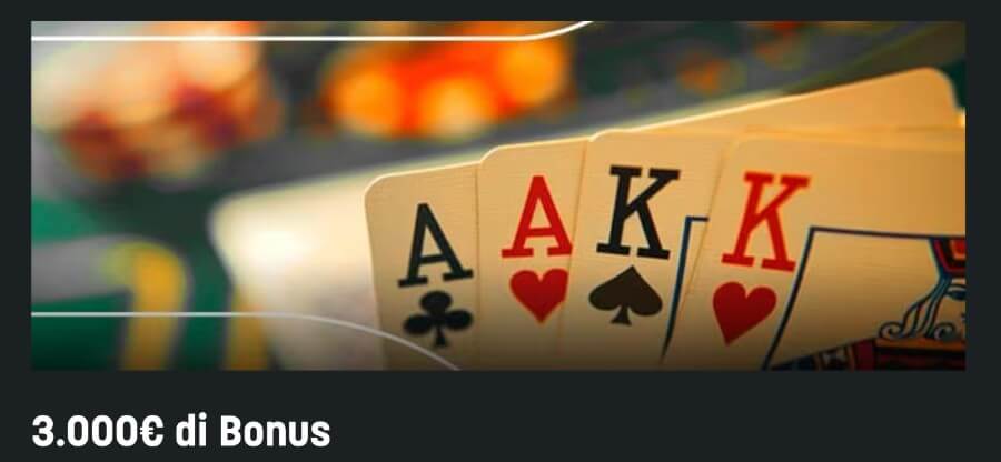 Proposta del bonus di benvenuto di Snai