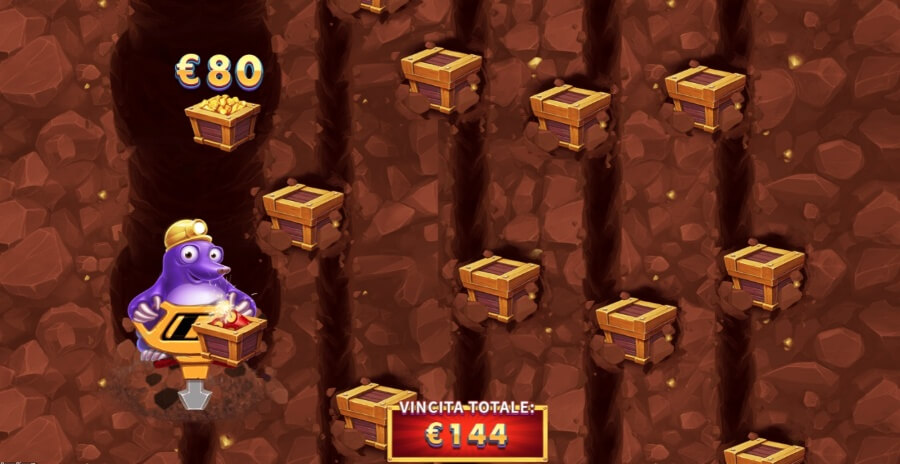 Giocata bonus slot Bonus Digger