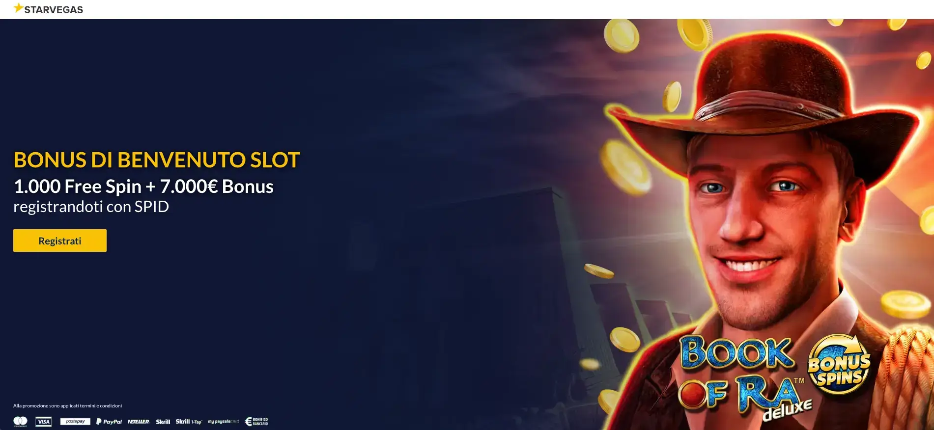 Bonus iscrizione StarVegas
