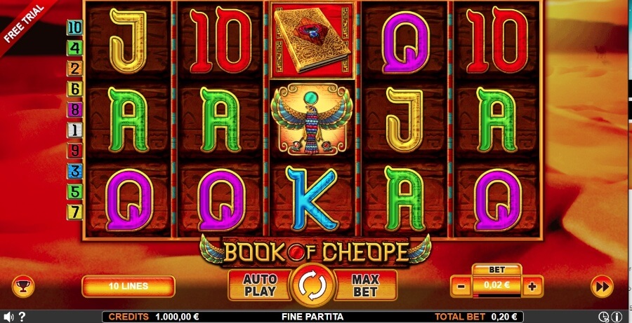Recensione slot Book of Cheope
