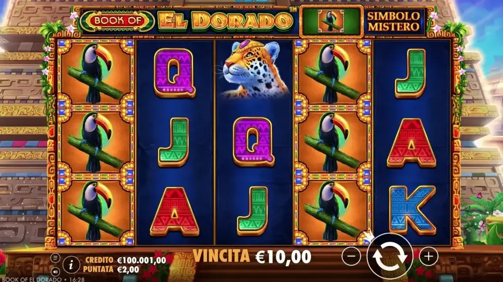 La funzione Simbolo Mistero nella slot digitale Book of El Dorado