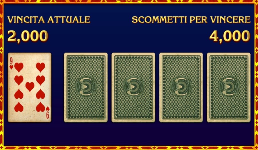 Funzione Gamble della slot Buffalo 50