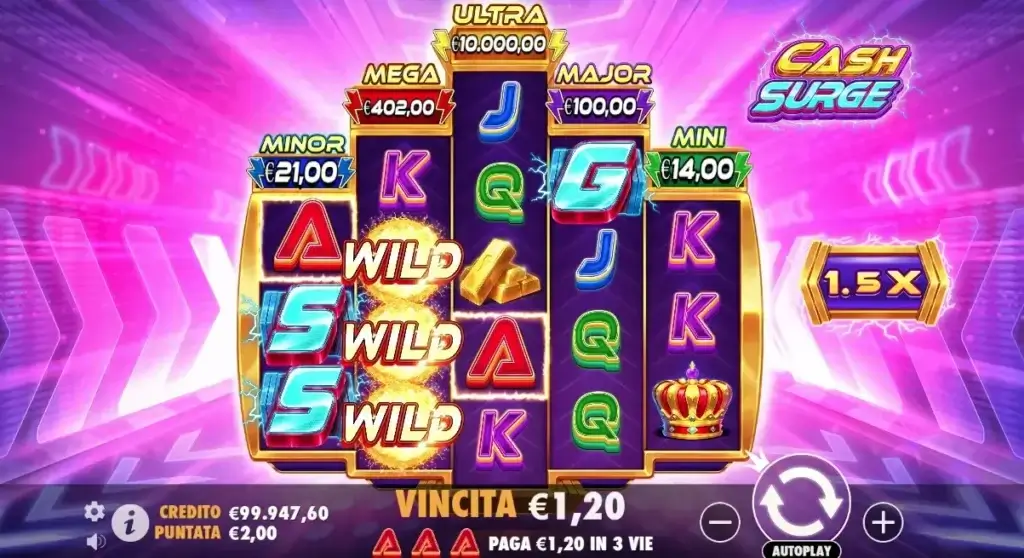 La video slot Cash Surge