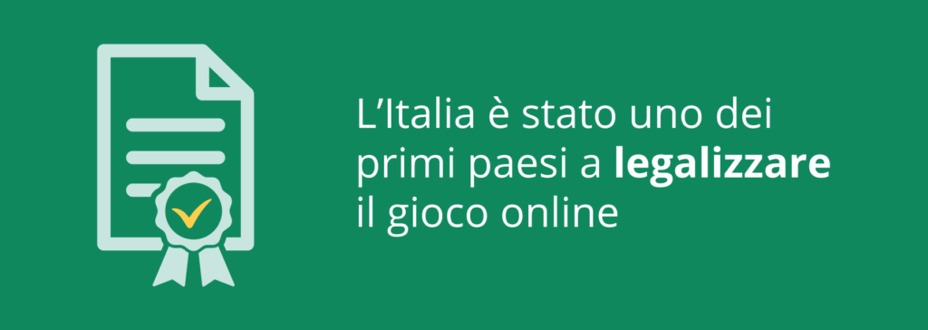 La legalizzazione dei casinò online in Italia