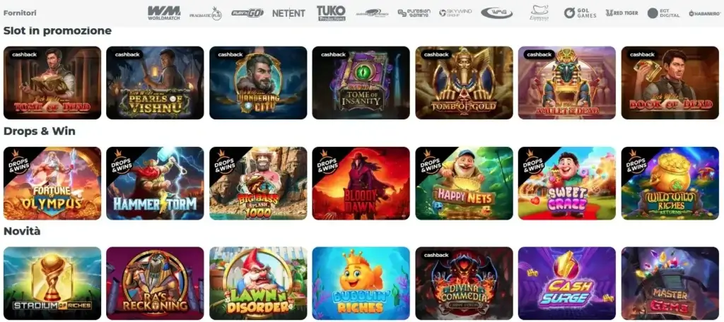 Giochi disponibili sul Casinò Sanremo online
