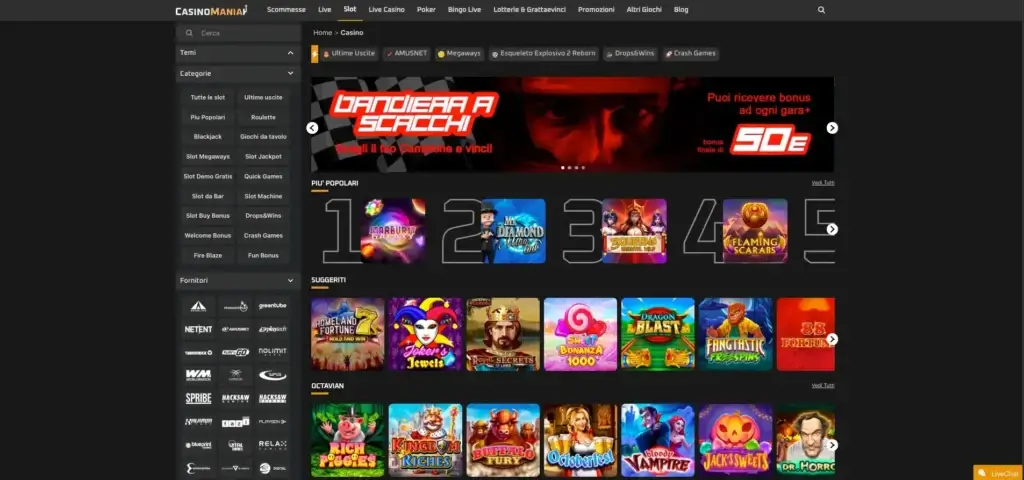 https://casinomania.co.it/
