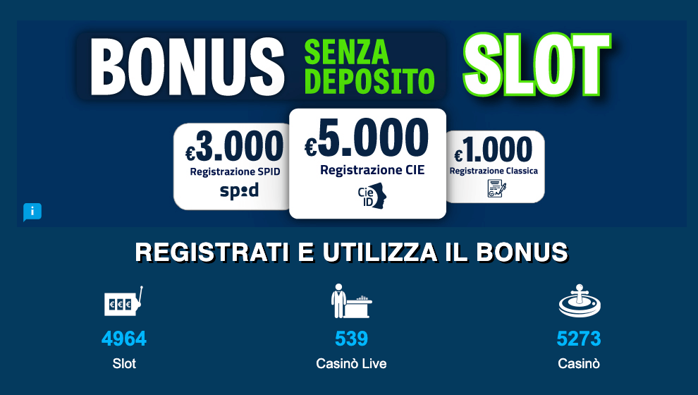 Panoramica dei Bonus di benvenuto tramite registrazione SPID, CIE e metodo classico