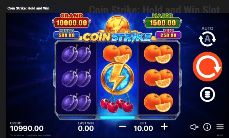 Coin Strike Hold and Wind slot online
