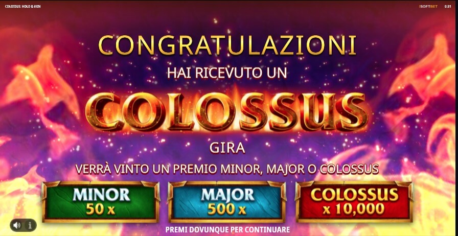Jackpot -  Colossus: Hold & Win slot