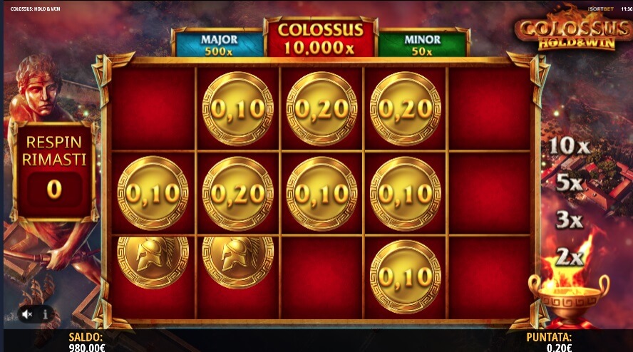 Bonus - Colossus: Hold & Win slot