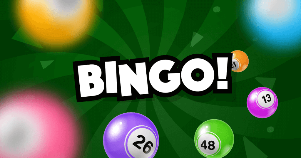 Dicitura bingo e palline