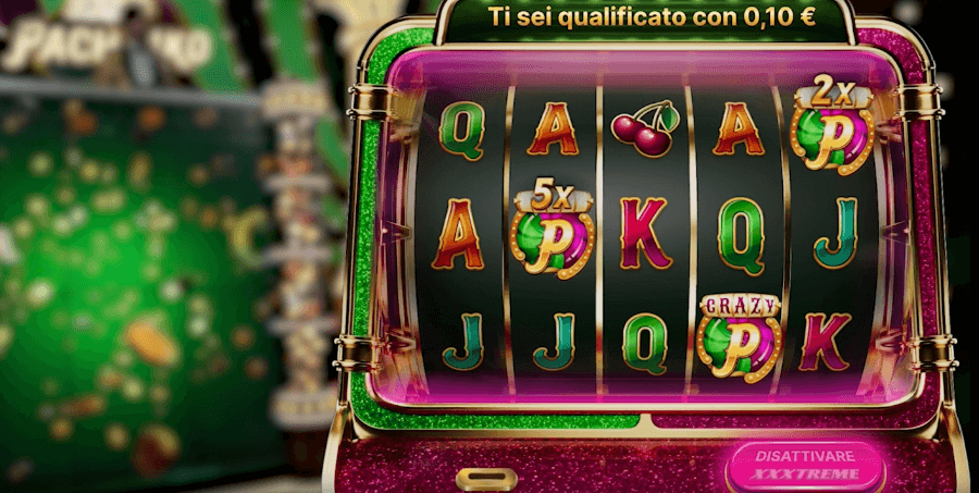 Schermata di gioco di Crazy Pachinko