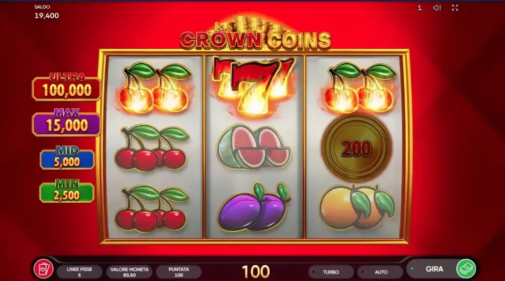 La slot machine online Crown Coins
