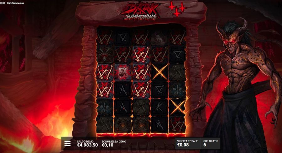 Funzione speciale di Dark Summoning slot