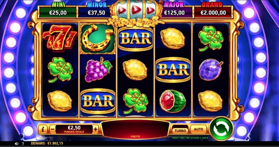 Diamond Explosion 7s schermata di gioco