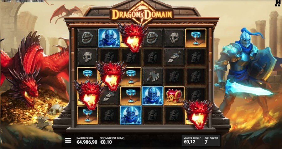 Schermata di Dragon's Domain