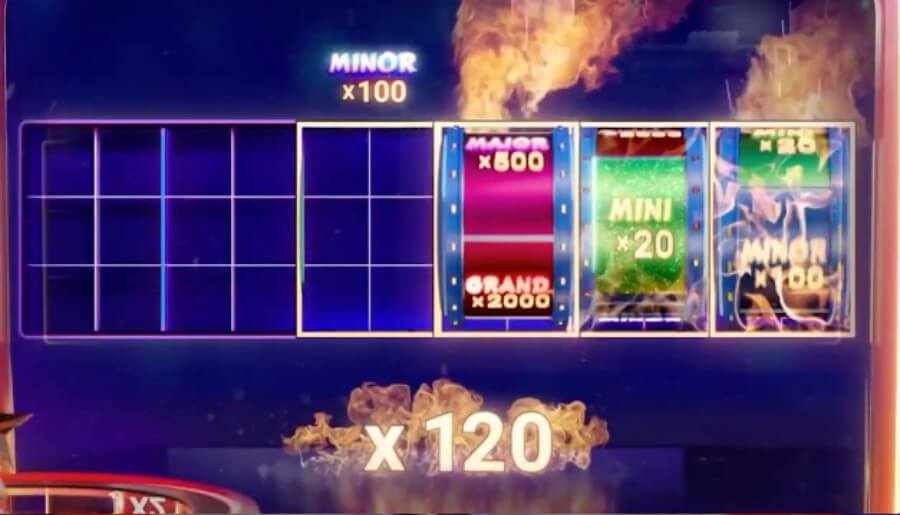 Moltiplicatori e jackpot: Mega Fire Blaze Roulette live