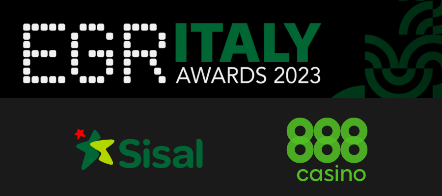 EGR Italy Awards 2023, Sisal lascia le briciole: 6 premi. A 888 Casino l’In-house Product Innovation