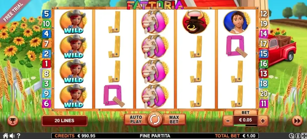 La slot digitale Fattoria