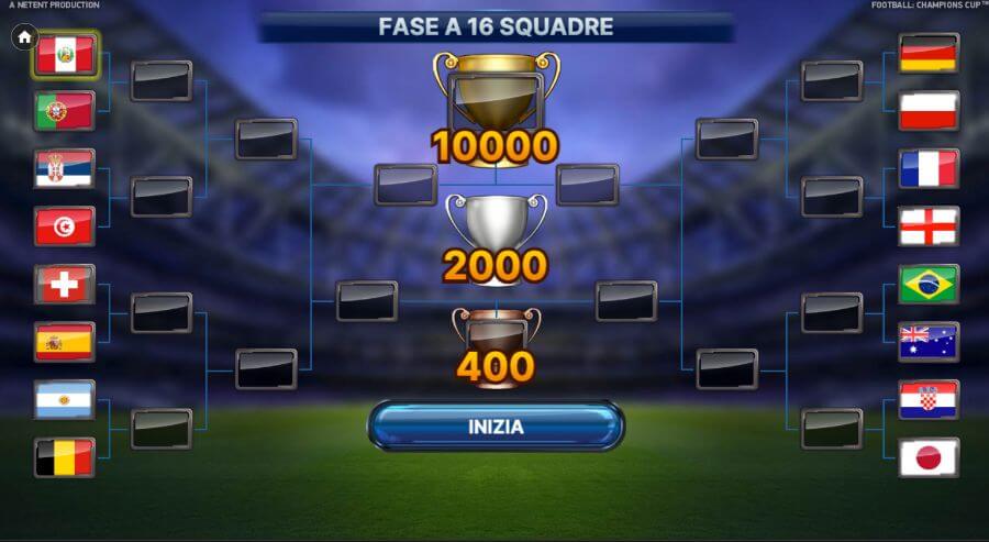 Gioco bonus di Football Champions Cup