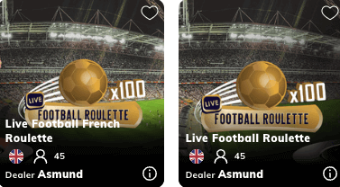 Live Football French Roulette