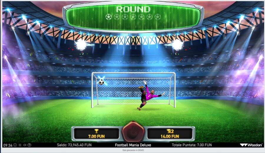 Football Mania Deluxe slot: funzione rischio