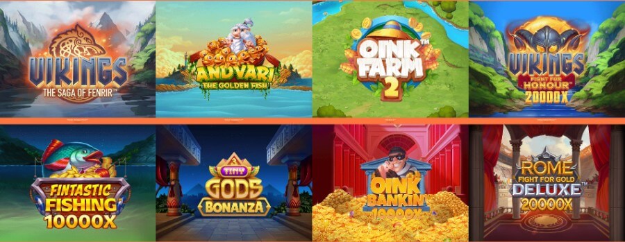 Lista dei giochi di slot Foxium