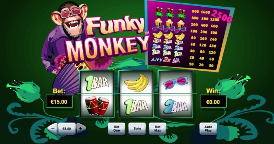 Gameplay della slot Funky Monkey