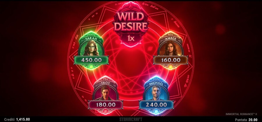 Funzione Wild Desire