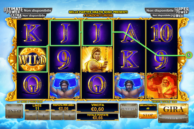 The furious gods of Age of the gods - La slot on line Playtech