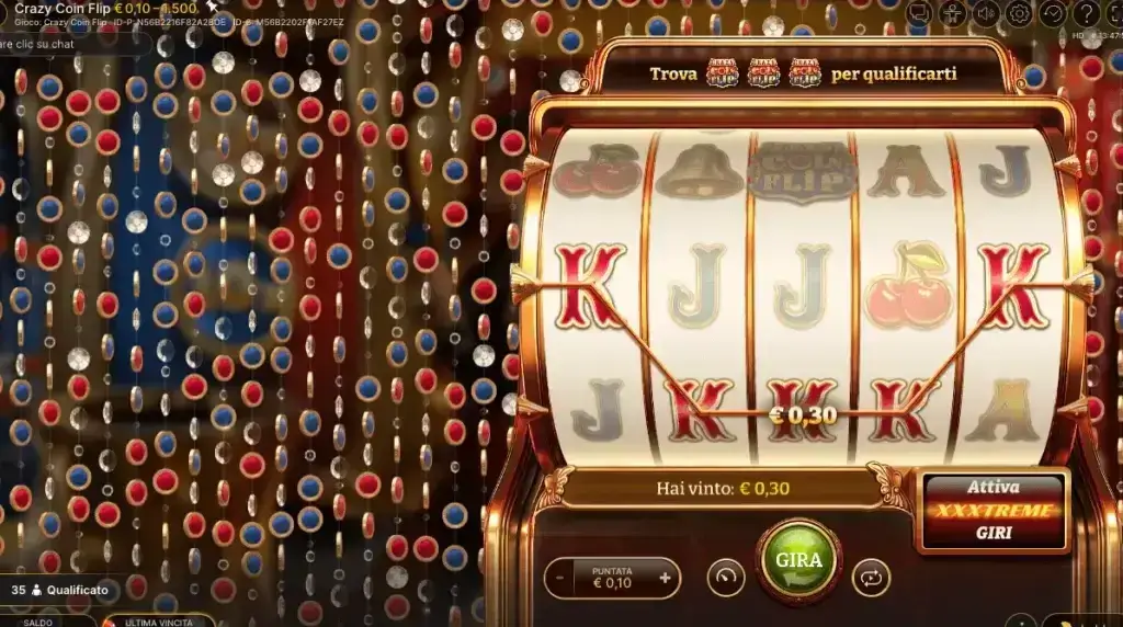Combinazione di K: Crazy Coin Flip